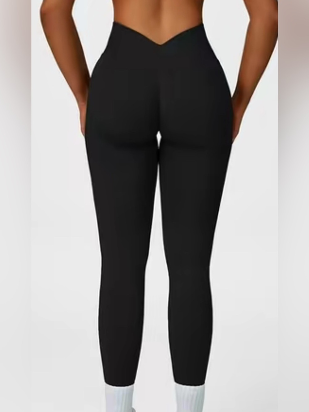 High-Waist Black Sculpting Leggings